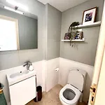 아파트 Sea View Duplex Private Jacuzzi, Garden, Terras And Shared Pool 팔름-마르